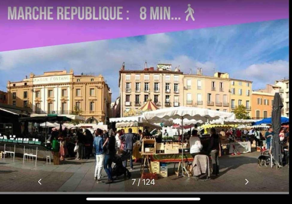 En Plein Coeur De Perpignan Le Charmant Bagian luar foto